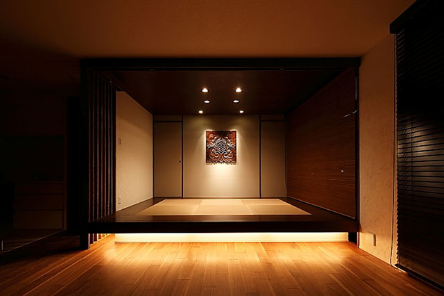 コーディネートされた和室