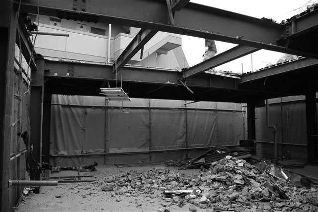 2・3階の解体中