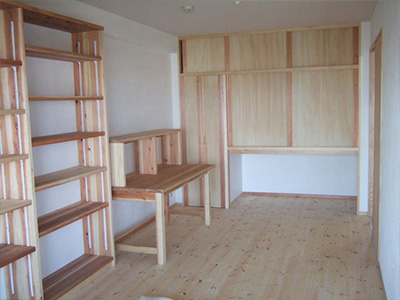 自然素材のマンションリフォーム