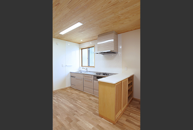 明るいキッチン