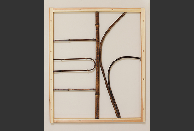 再利用の竹飾り