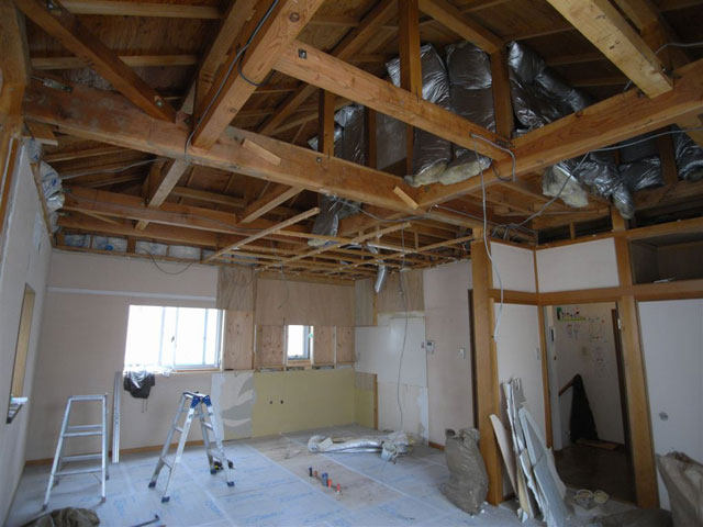 リビング・ダイニングキッチン解体状況