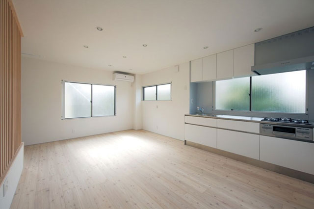 2階 ダイニング・リビングはワンフロアー