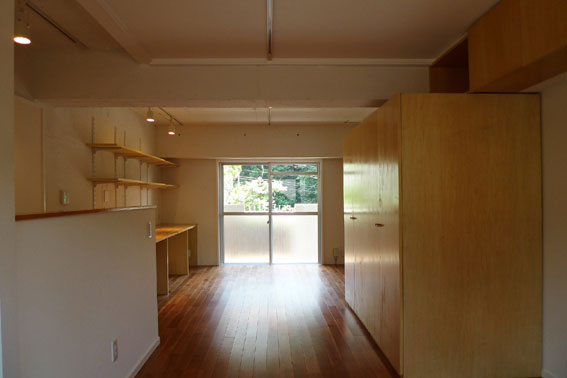 一体となった居室