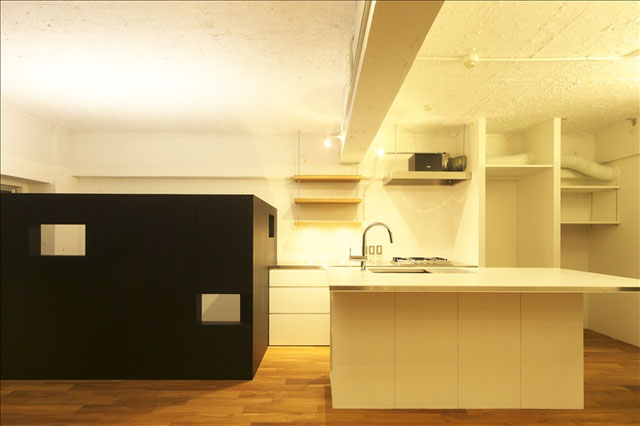 開放的なキッチン