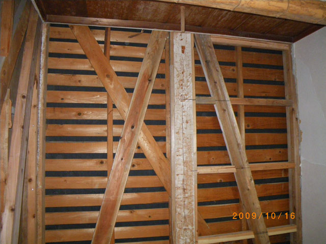 床の間改修工事中