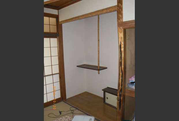 床の間　改修工事後