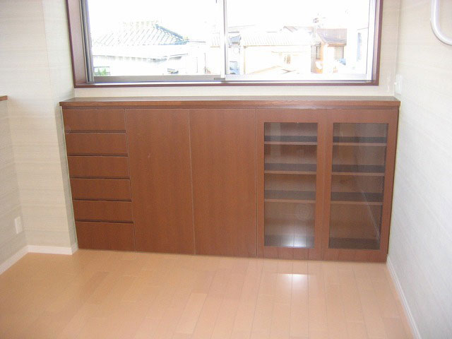 寝室の造り付け収納