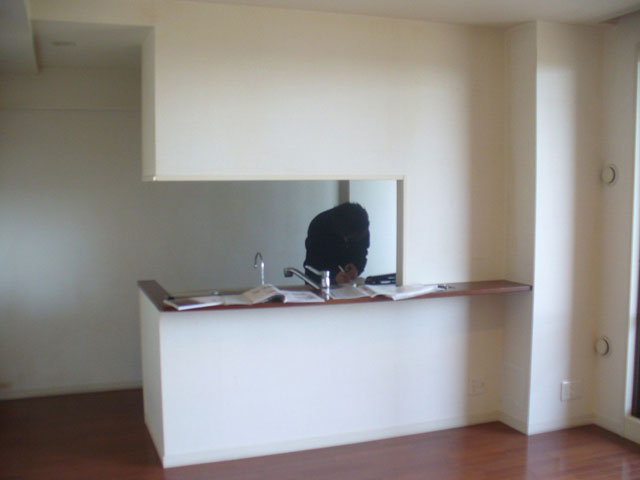 リフォーム前　見通しが悪い