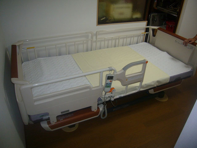 重い介護ベットでも床は抜けません
