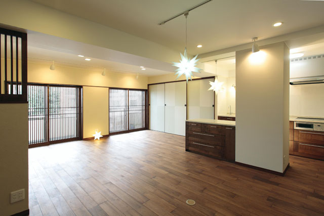 築25年マンションリノベーション（フルリフォーム）間取り変更あり