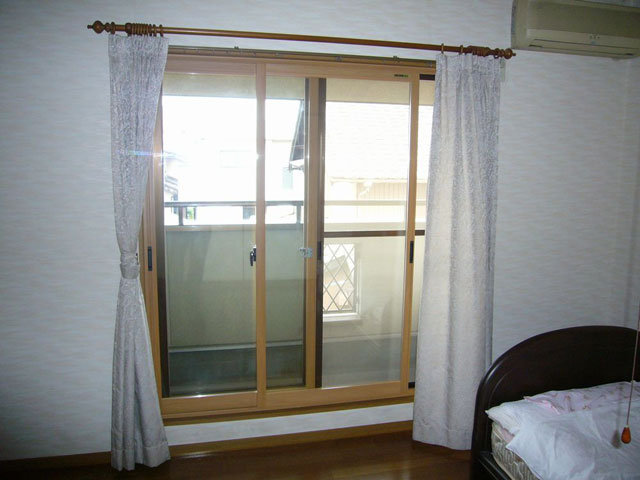寝室も内窓で快適に