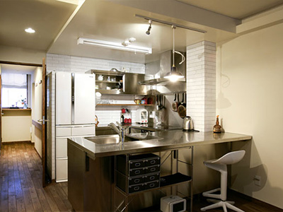 茶室のある5階建ビルのリノベーション