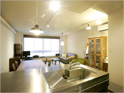 茶室のある5階建ビルのリノベーション