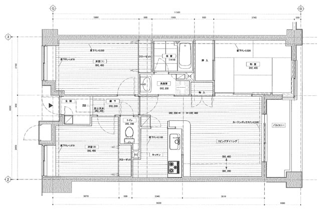 間取り図（Before）