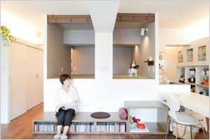 リフォーム事例詳細：「真ん中コア」がつくるニュートラルな生活空間