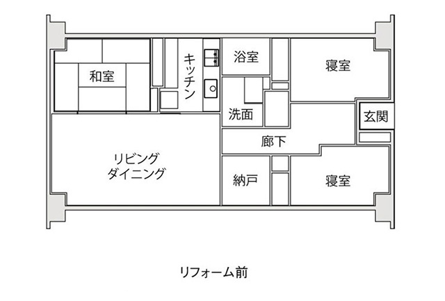 間取り図（Before)