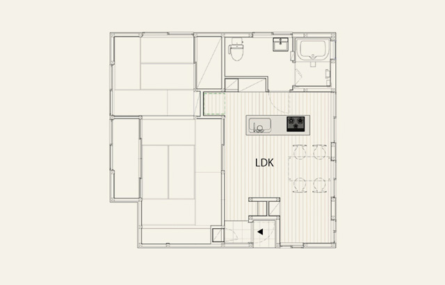 間取図：リフォーム後