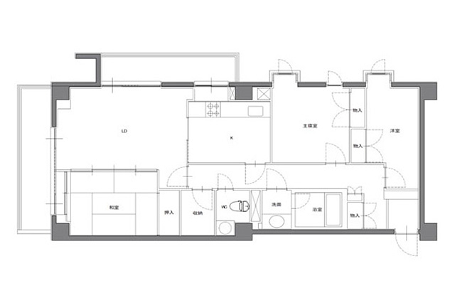 BEFORE：間取り図