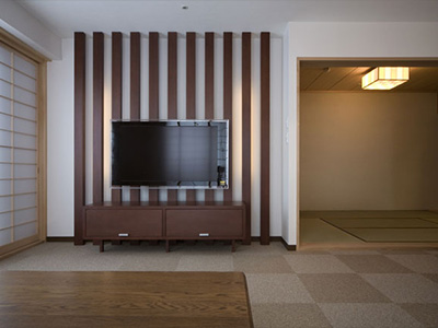 景色を楽しむくつろぎ空間