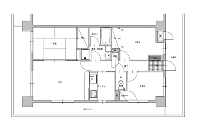 間取り図 [Before]