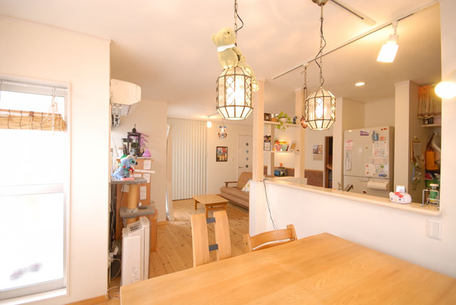 かわいくナチュラルなＬＤＫリフォーム