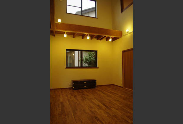 リビング上部吹抜