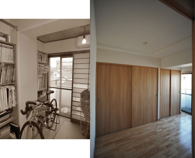 物置となっていた和室も寝室とし、床もフローリングに