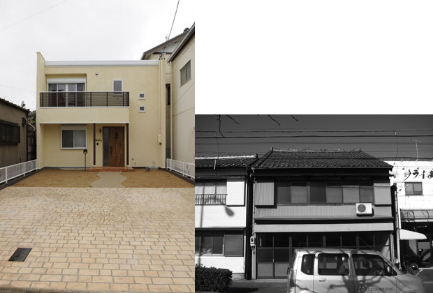 店舗部分を減築