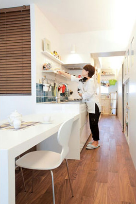 「真ん中コア」がつくるニュートラルな生活空間