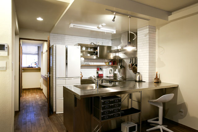 茶室のある5階建ビルのリノベーション