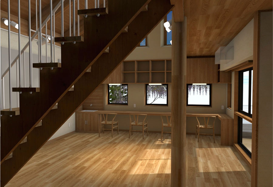 光設計「自然素材でつくる木の家”西川材の小さな離れ”」完成現場見学会