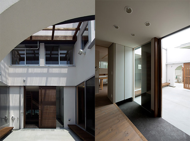 掲載事例：「DOG COURTYARD HOUSE」　JYU ARCHITECT充総合計画　一級建築士事務所